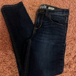 Girls Dark Wash Skinny Jeans